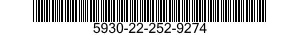 5930-22-252-9274 SWITCH,PRESSURE 5930222529274 222529274