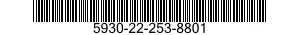 5930-22-253-8801 SWITCH,PUSH 5930222538801 222538801