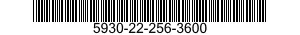 5930-22-256-3600  5930222563600 222563600