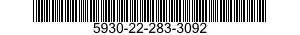 5930-22-283-3092  5930222833092 222833092