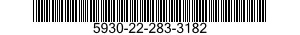 5930-22-283-3182  5930222833182 222833182