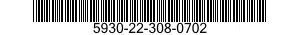 5930-22-308-0702 SWITCH,THERMOSTATIC 5930223080702 223080702