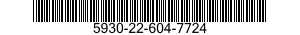 5930-22-604-7724 SWITCH,TOGGLE 5930226047724 226047724