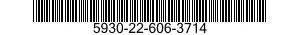 5930-22-606-3714 SWITCH,TOGGLE 5930226063714 226063714