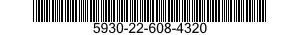 5930-22-608-4320 SWITCH ASSEMBLY 5930226084320 226084320