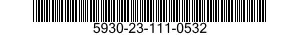 5930-23-111-0532 SWITCH,PUSH 5930231110532 231110532