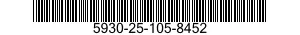 5930-25-105-8452 SWITCH, TOGGLE 5930251058452 251058452