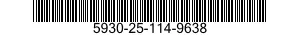 5930-25-114-9638 SWITCH,SENSITIVE 5930251149638 251149638