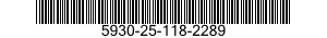 5930-25-118-2289 SWITCH,PUSH 5930251182289 251182289