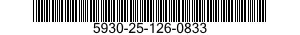 5930-25-126-0833 PUSHBUTTON ASSY 5930251260833 251260833