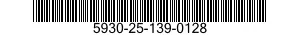 5930-25-139-0128 SWITCH,CODE INDICATING WHEEL 5930251390128 251390128