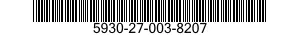5930-27-003-8207 COVER,ELECTRICAL SWITCH 5930270038207 270038207