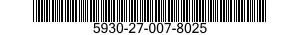 5930-27-007-8025 SWITCH,PUSH 5930270078025 270078025