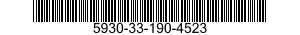 5930-33-190-4523 SWITCH,LEVER 5930331904523 331904523