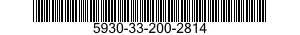 5930-33-200-2814 SWITCH,PUSH 5930332002814 332002814