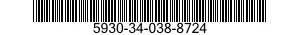 5930-34-038-8724 SWITCH,PUSH 5930340388724 340388724