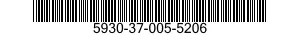 5930-37-005-5206 SWITCH ASSEMBLY 5930370055206 370055206