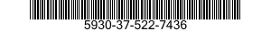 5930-37-522-7436 SWITCH,TOGGLE 5930375227436 375227436