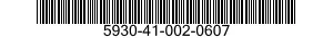 5930-41-002-0607 SWITCH,ROTARY 5930410020607 410020607