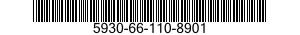 5930-66-110-8901 SWITCH,ROTARY 5930661108901 661108901