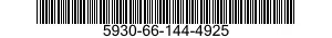 5930-66-144-4925 SWITCH,TOGGLE 5930661444925 661444925