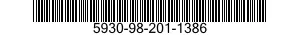 5930-98-201-1386 PUSH BUTTON 5930982011386 982011386