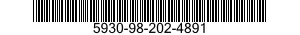 5930-98-202-4891 SWITCH,TOGGLE 5930982024891 982024891