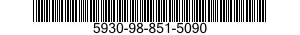 5930-98-851-5090 SWITCH,ROTARY 5930988515090 988515090