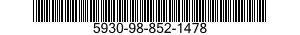 5930-98-852-1478 SWITCH,PUSH 5930988521478 988521478