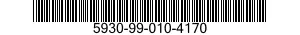 5930-99-010-4170 SWITCH,TOGGLE 5930990104170 990104170