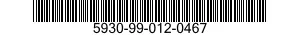 5930-99-012-0467 SWITCH,ROTARY 5930990120467 990120467