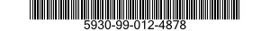 5930-99-012-4878 SWITCH,LEVER 5930990124878 990124878