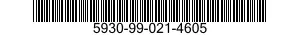 5930-99-021-4605 PUSH BUTTON 5930990214605 990214605