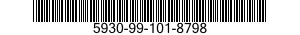 5930-99-101-8798 SWITCH, TOGGLE 5930991018798 991018798