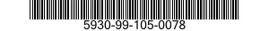 5930-99-105-0078 SWITCH,PUSH 5930991050078 991050078