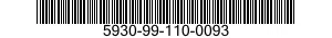 5930-99-110-0093 SWITCH,SOLID STATE 5930991100093 991100093