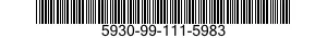 5930-99-111-5983  5930991115983 991115983
