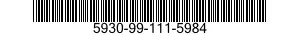 5930-99-111-5984  5930991115984 991115984
