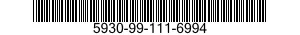 5930-99-111-6994 SWITCH, TOGGLE 5930991116994 991116994