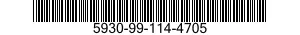 5930-99-114-4705 SWITCH,PUSH 5930991144705 991144705