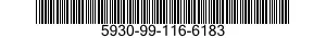 5930-99-116-6183  5930991166183 991166183