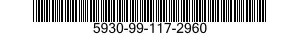 5930-99-117-2960  5930991172960 991172960