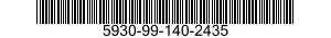 5930-99-140-2435 SWITCH,PUSH,IND 5930991402435 991402435