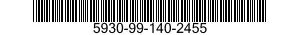 5930-99-140-2455 SWITCH,PUSH,IND 5930991402455 991402455