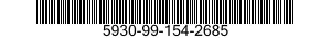 5930-99-154-2685 COVER,ELECTRICAL SWITCH 5930991542685 991542685