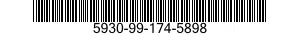5930-99-174-5898 SWITCH,TOGGLE 5930991745898 991745898