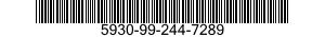 5930-99-244-7289 SWITCH,SENSITIVE 5930992447289 992447289