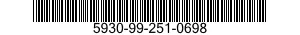 5930-99-251-0698 SWITCH,PUSH 5930992510698 992510698