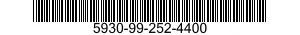 5930-99-252-4400 SWITCH ASSEMBLY 5930992524400 992524400