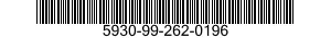 5930-99-262-0196 SWITCH,PUSH BUTTON 5930992620196 992620196
